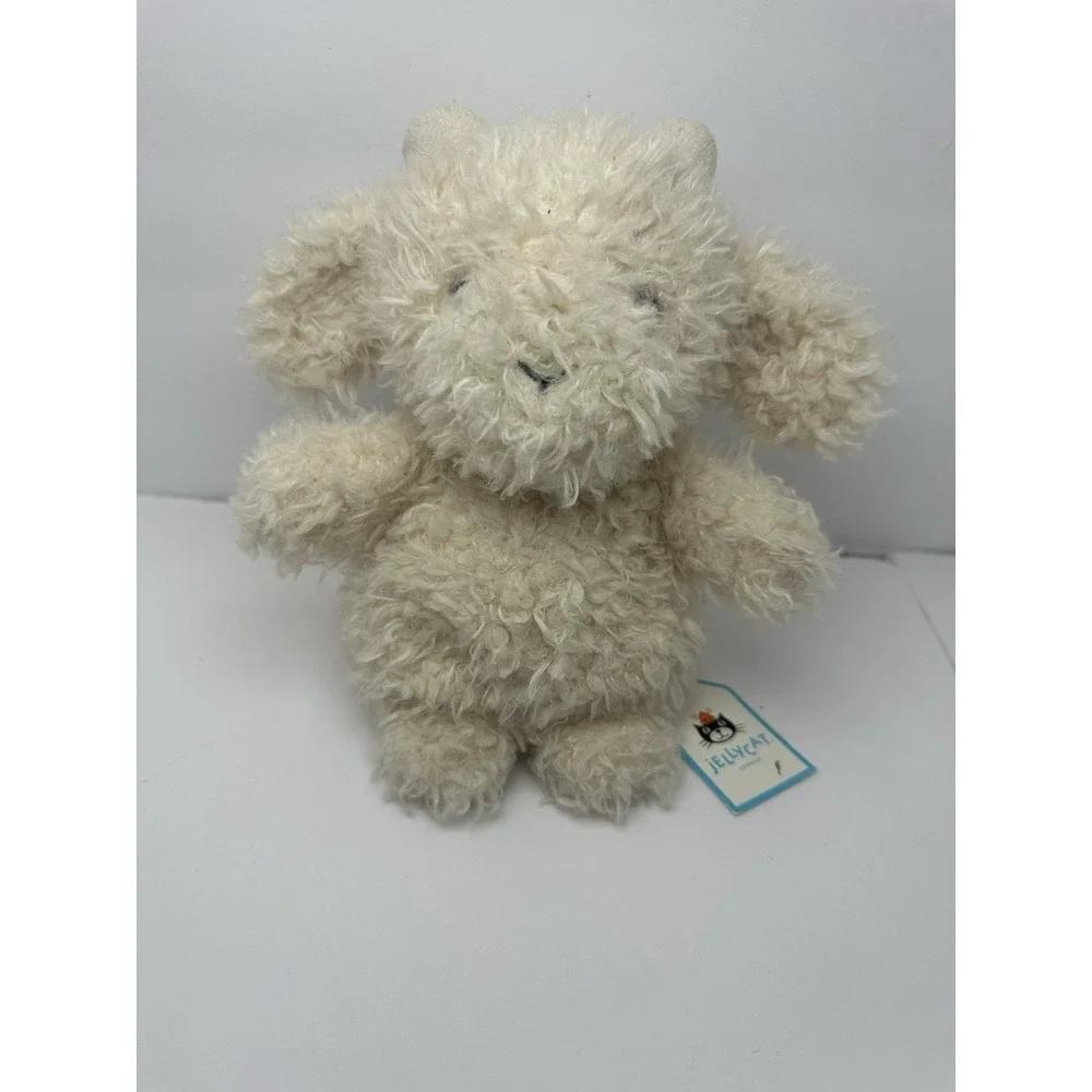Jellycat Little Goat Cream Plush Stuffed Animal Toy RARE JELLY9895IF BNWT